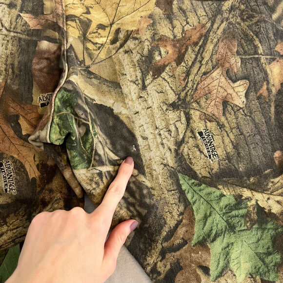 VTG Wrangler Pants Mens 40x30 Camo Outdoor Hunting Camping Y2K Grunge Streetwear - Picture 12 of 14